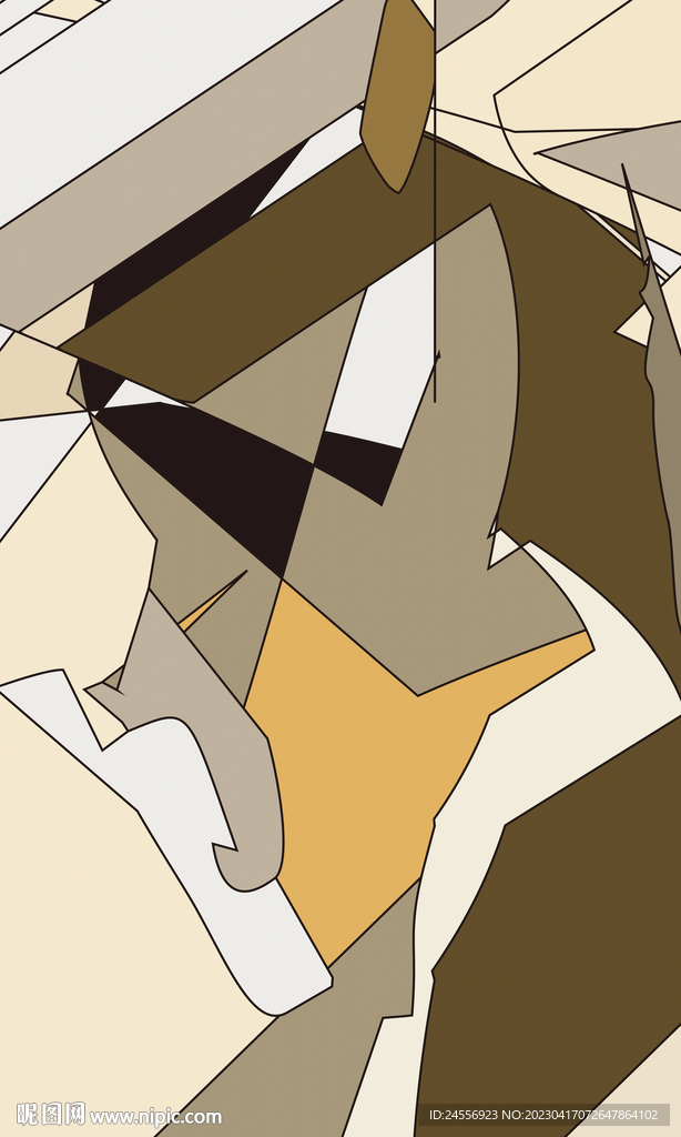 轻奢抽象装饰画