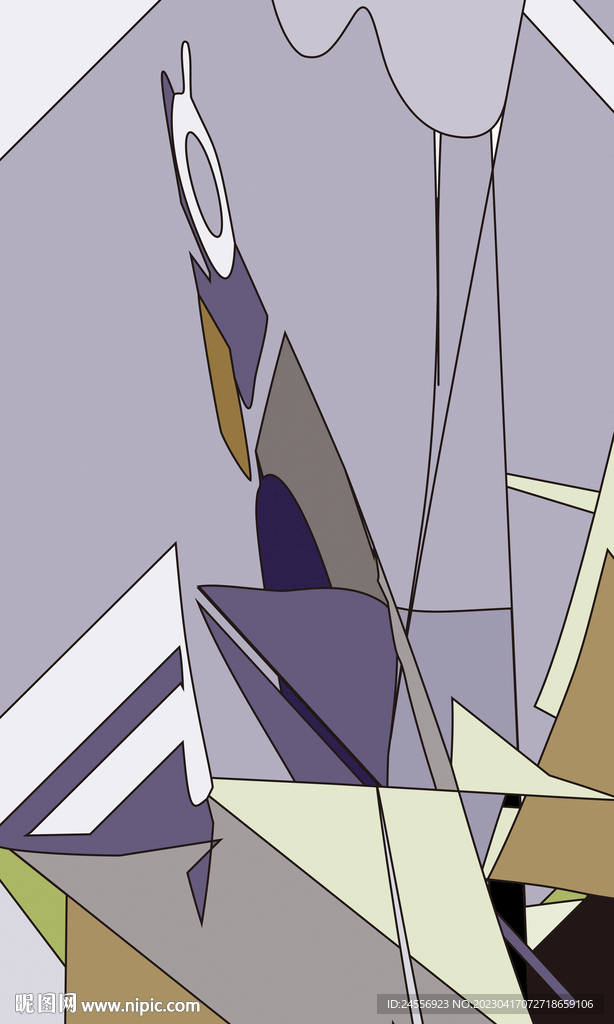 轻奢抽象装饰画