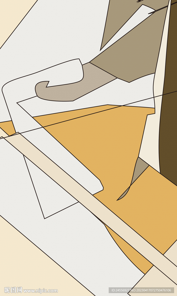 轻奢抽象装饰画