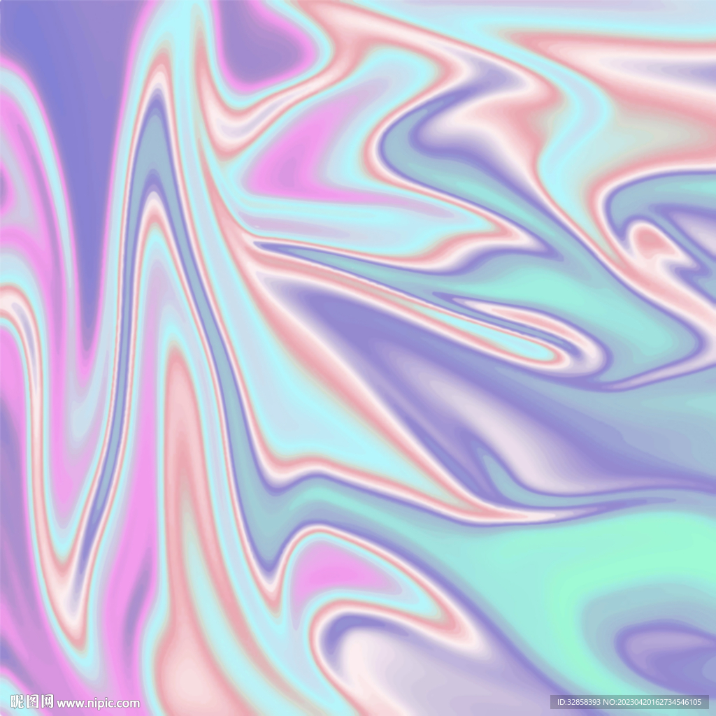 淡紫色酸性金属质感流体渐变背景