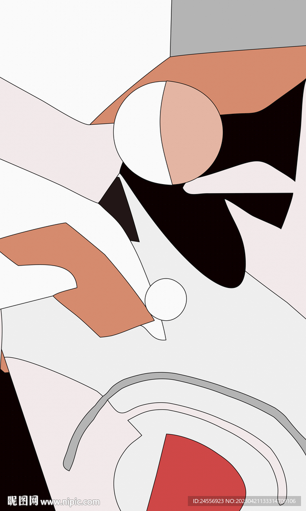 北欧抽象装饰画