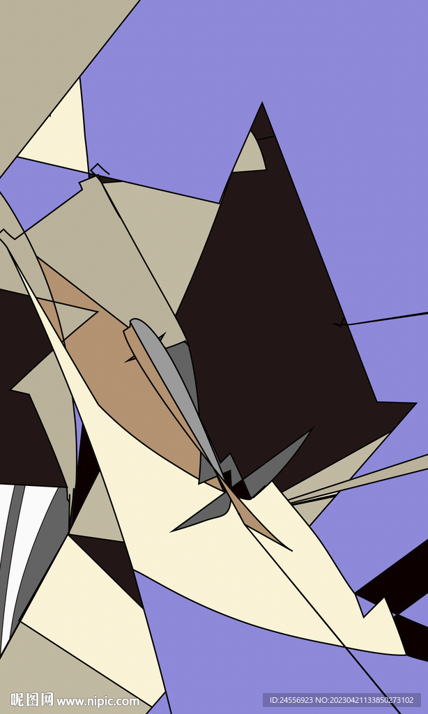 北欧抽象装饰画