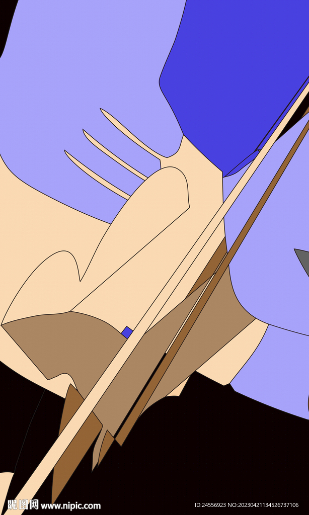 北欧抽象装饰画 