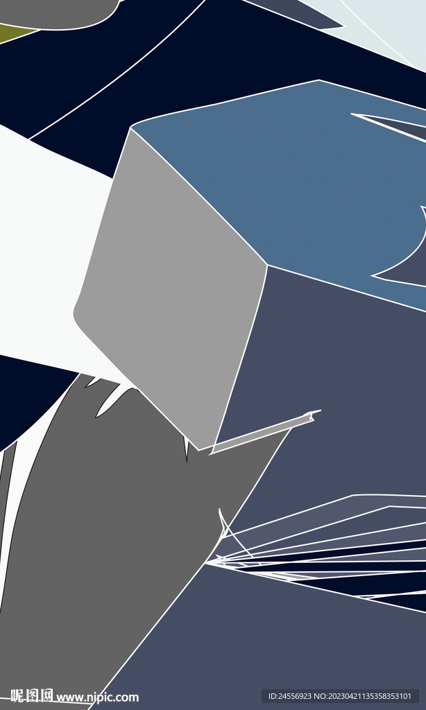 北欧抽象装饰画