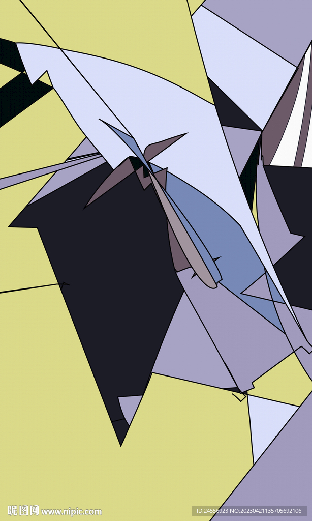 北欧抽象装饰画