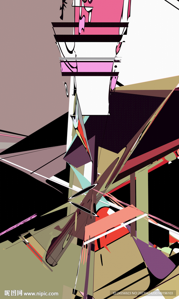 意大利抽象装饰画