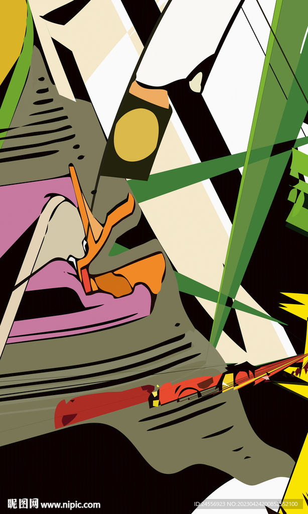 罗马抽象装饰画