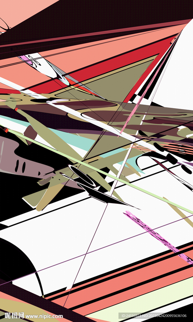 南美抽象装饰画