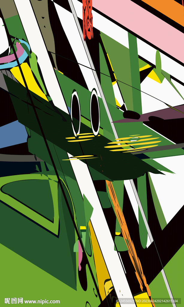 意大利抽象装饰画