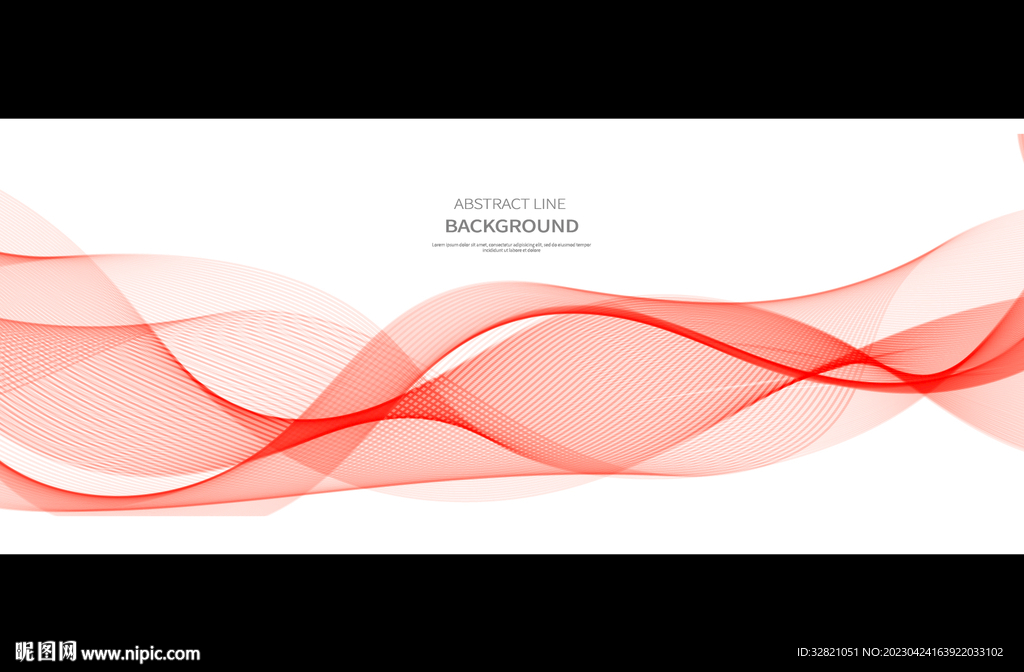 红色条纹线条背景