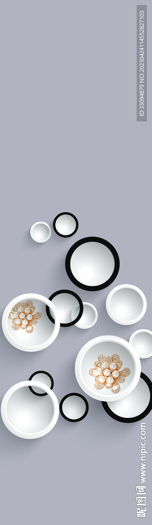 高清分层透明底平开门打印图