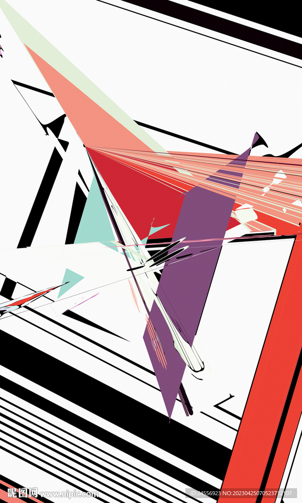 西德抽象装饰画