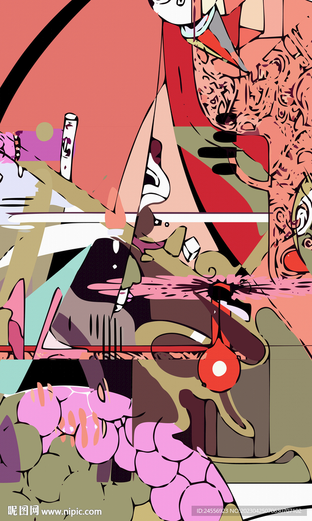 奥地利抽象装饰画