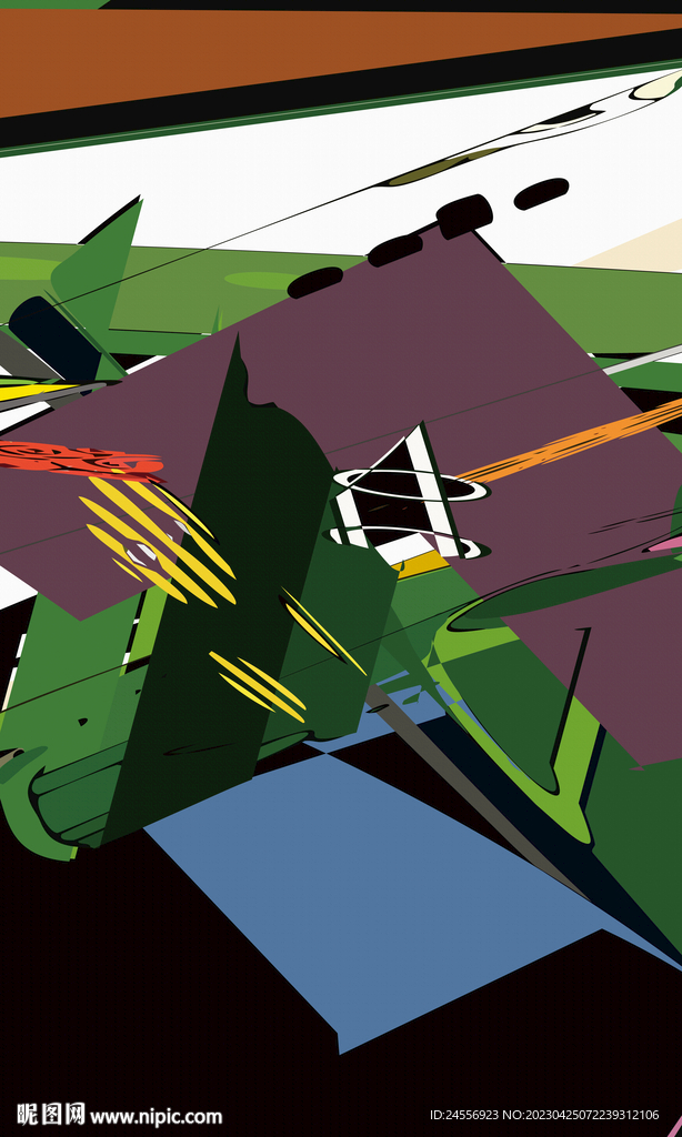 新中式抽象装饰画