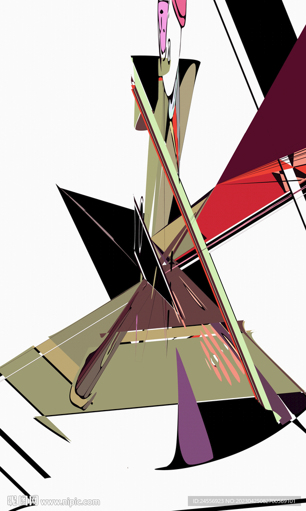 南美抽象装饰画