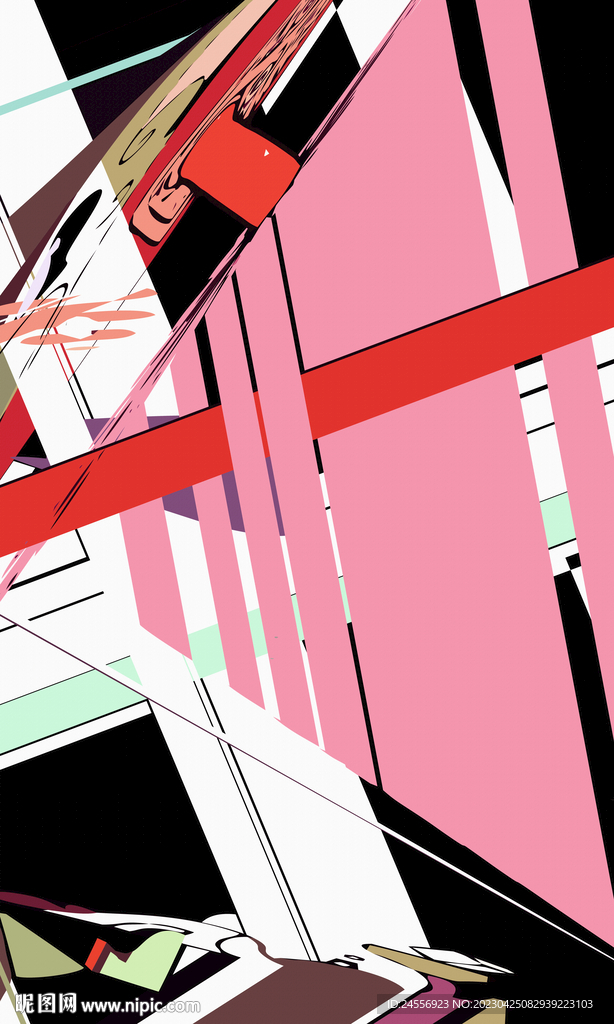 意大利抽象装饰画