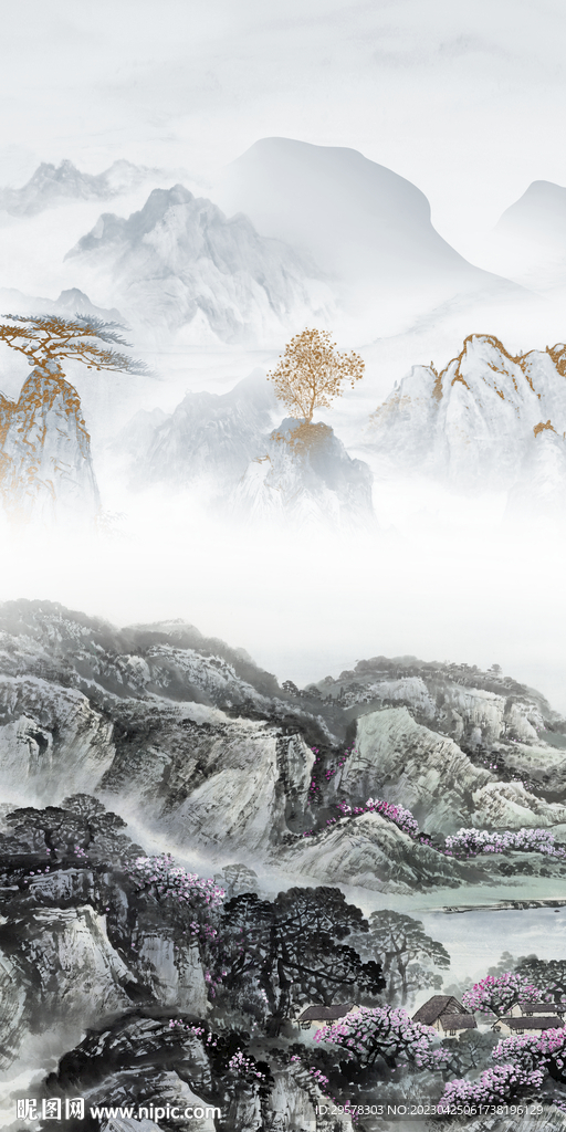 别墅 意境高档玄关 TIf分层