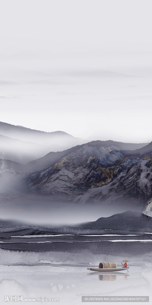 新款 意境高档玄关 TIf分层