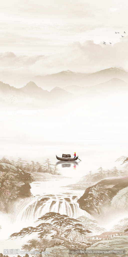 爆款 意境高档玄关 TIf分层