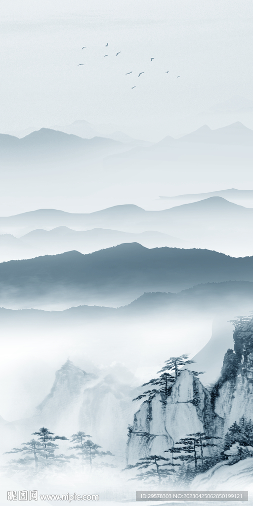 高端 意境高档玄关 TIf分层