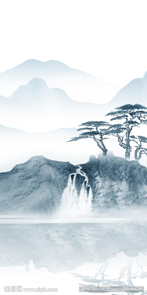 现代 意境高档玄关 TIf分层