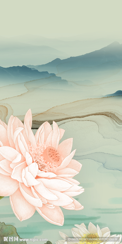 荷花 高端人气玄关 TIf分层