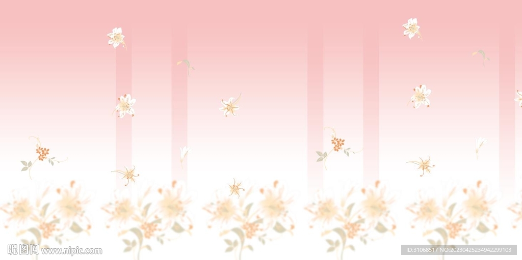 汉服粉色牵牛花