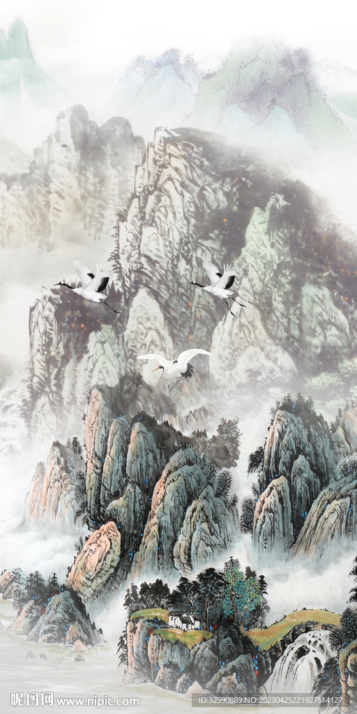 现代 高端简意玄关 Tif分层