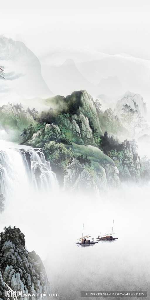 古风 高端简意玄关 tif分层