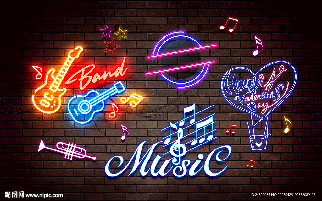 霓虹灯酒吧设计