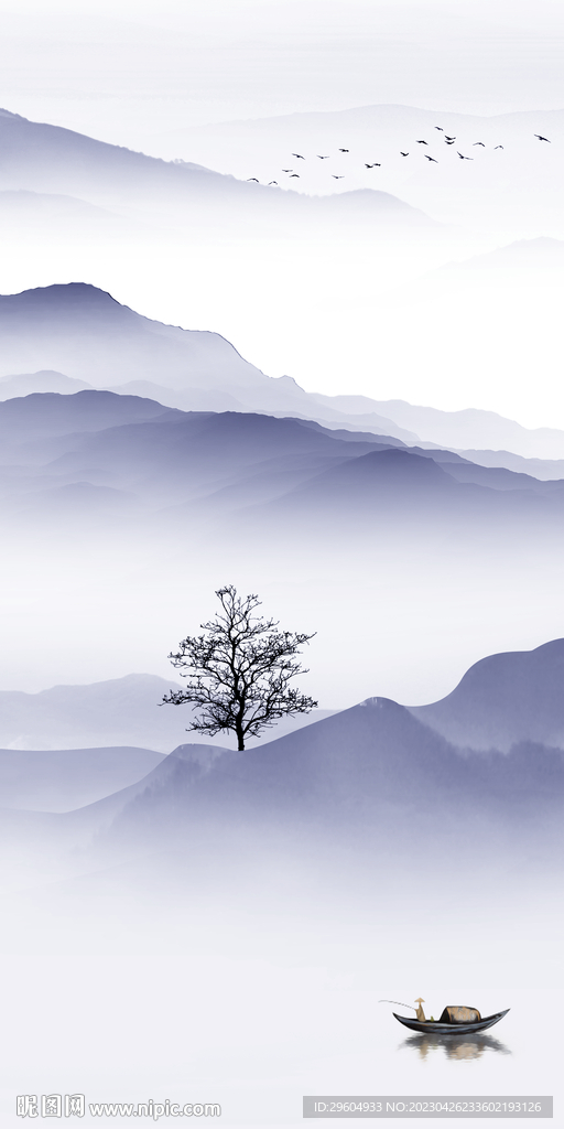 蓝色 高端最新玄关 tIf分层