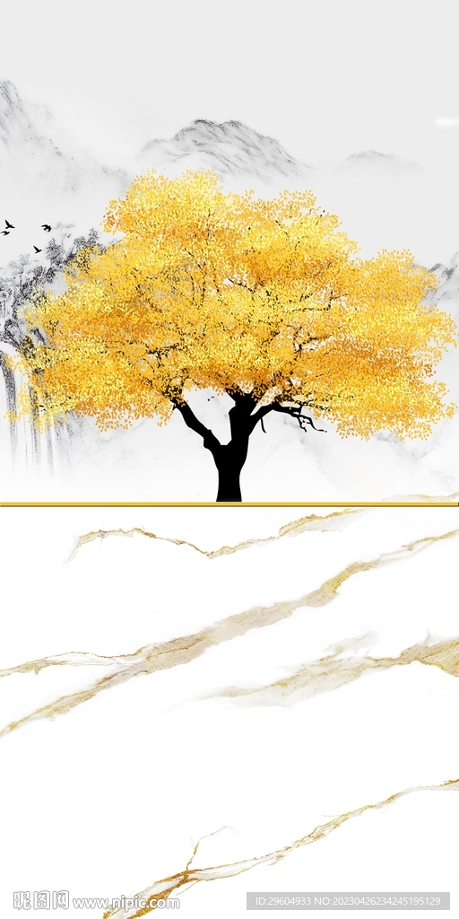 金色 高端最新玄关 tIf分层