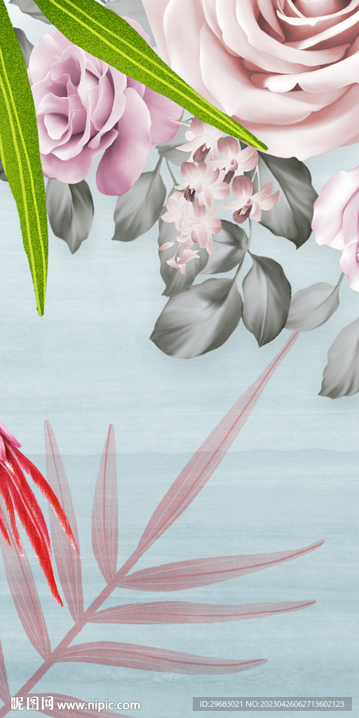 新品 清晰欧式玄关 TIf分层