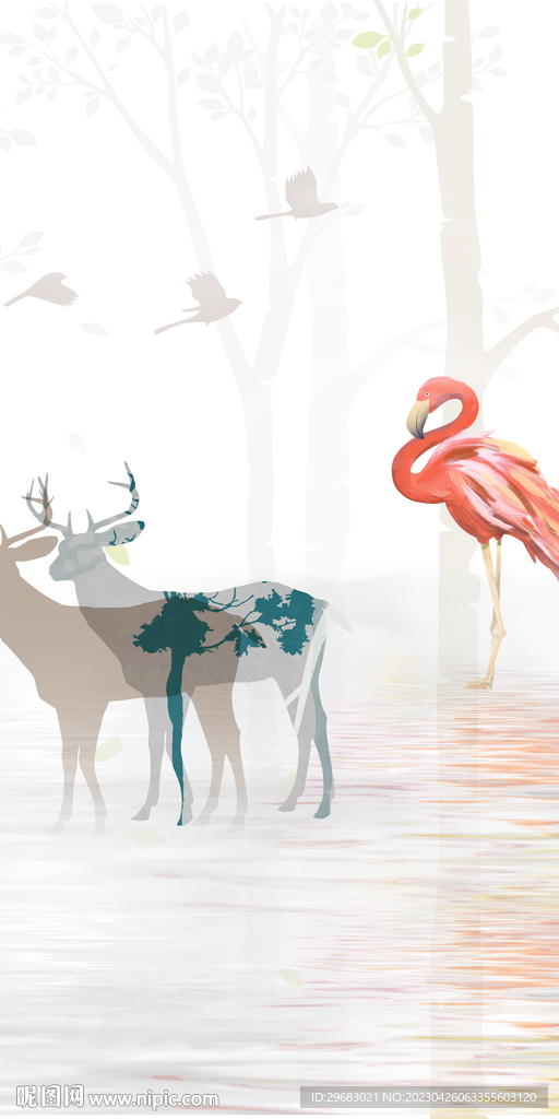 高端 清晰欧式玄关 TIf分层