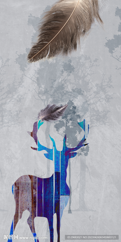 简约 清晰欧式玄关 TIf分层