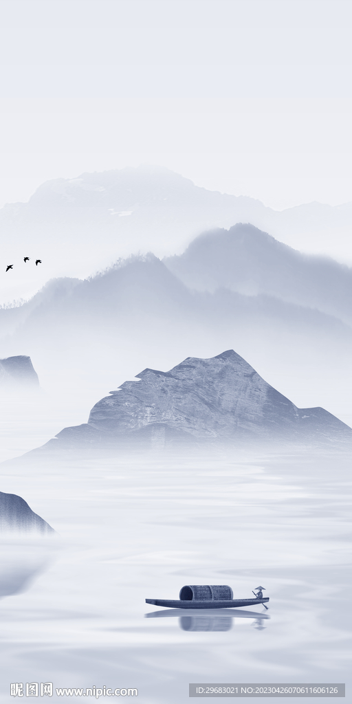 高雅 山水最新玄关 tIF分层