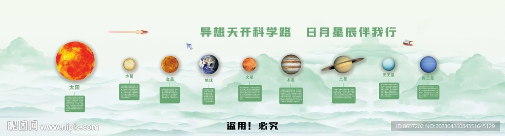 校园文化 天文形象墙