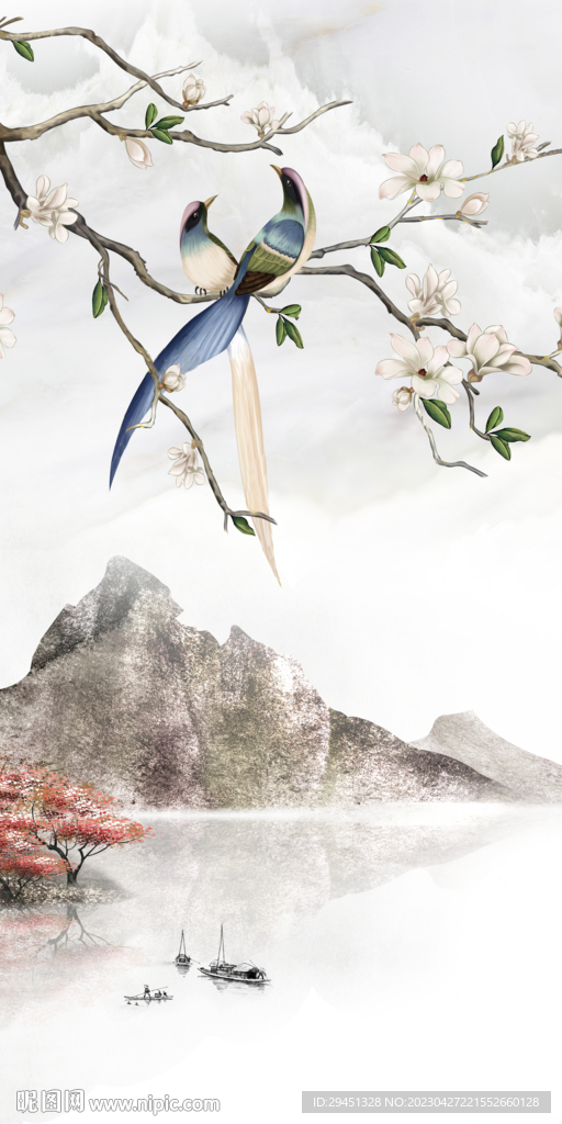 新款 爆款玄关框画 TIf分层