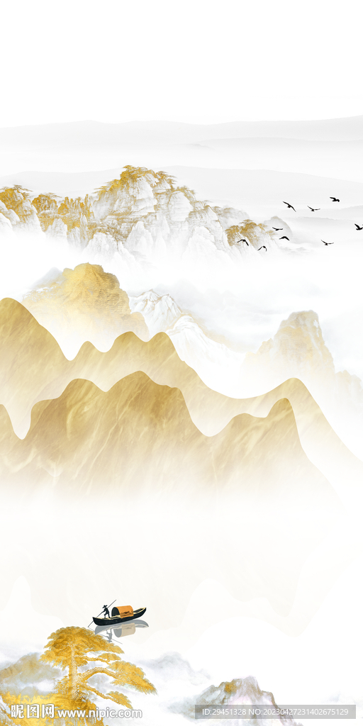 人气 简意新玄关画 TIf分层