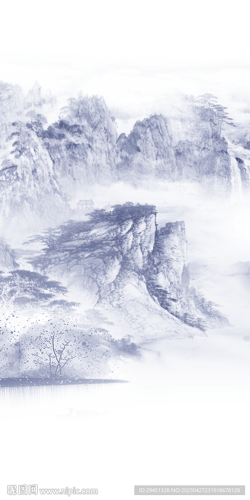 高端 新高档玄关画 TIf分层