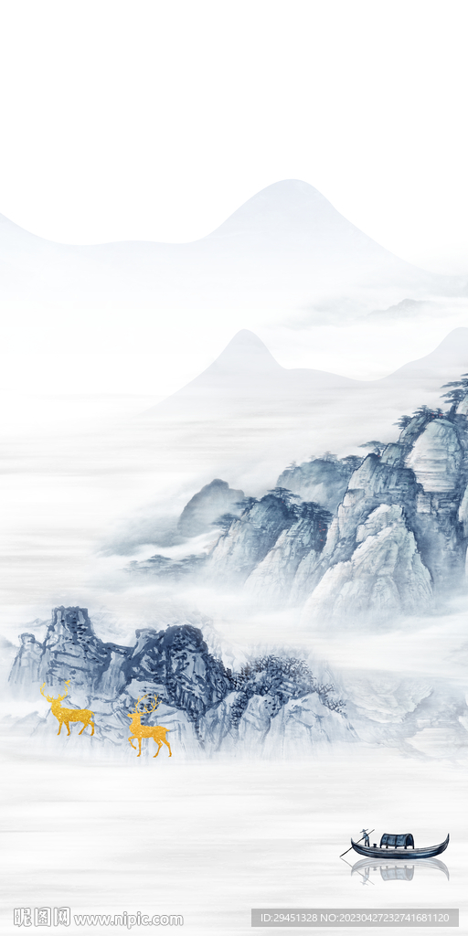 现代 新高档玄关画 TIf分层