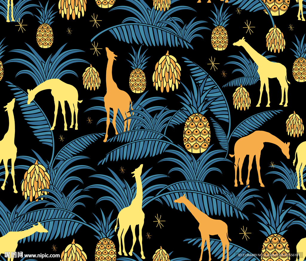 动物印花图案