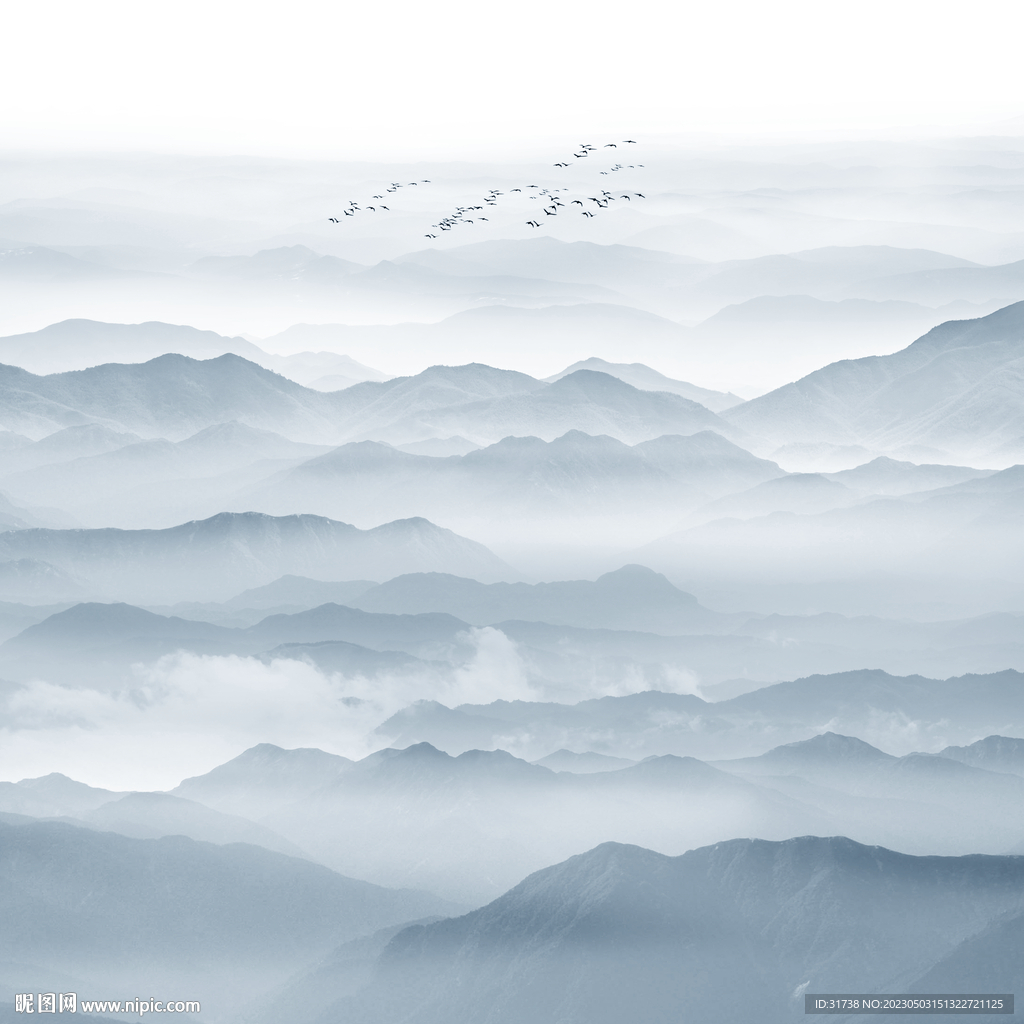 中式水墨画电视背景墙