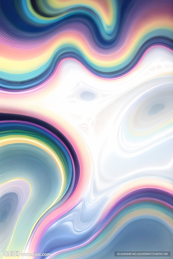 流体彩虹色渐变抽象动态背景