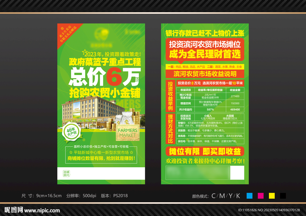 地产 农贸市场DM