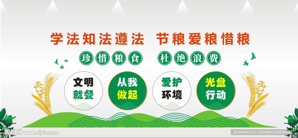 食堂文化背景墙