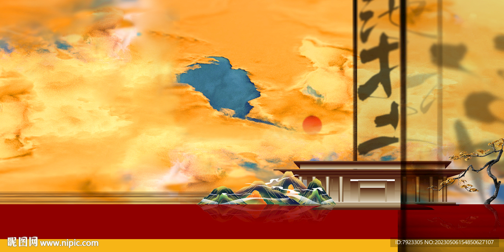 地产宫廷风皇朝国风新中式主KV