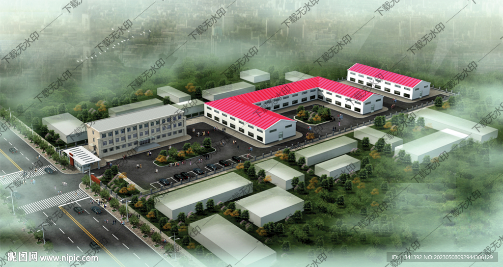 厂区鸟瞰图