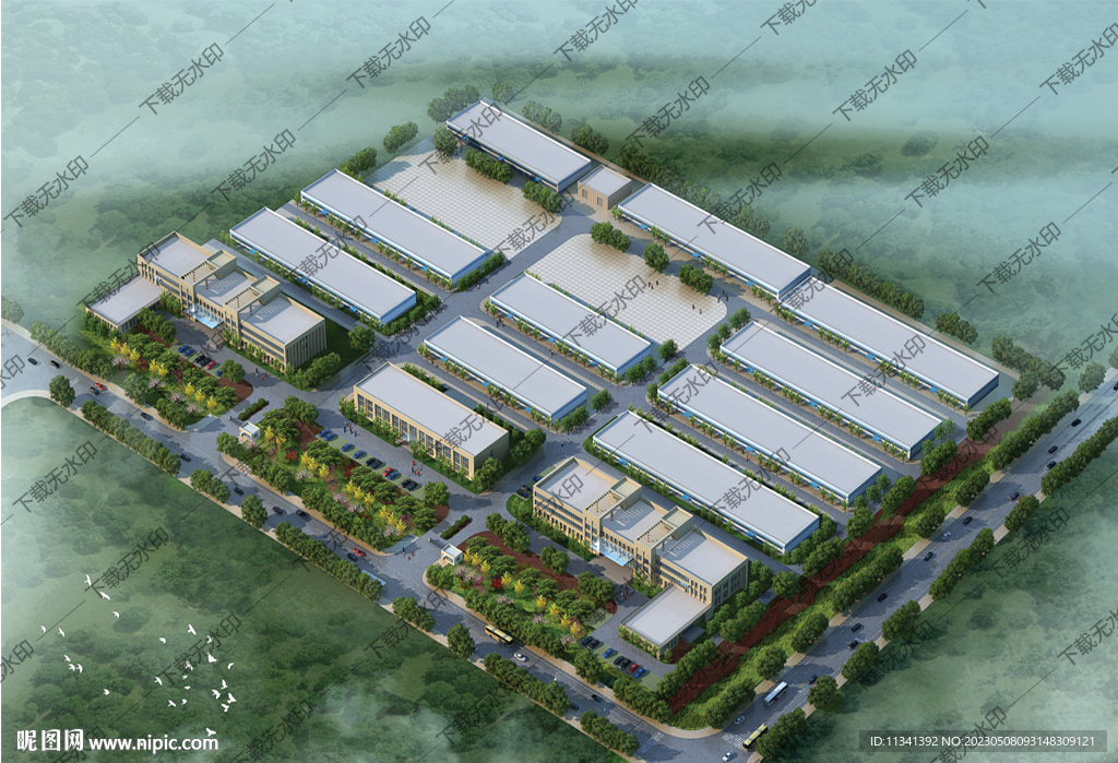 厂区鸟瞰图