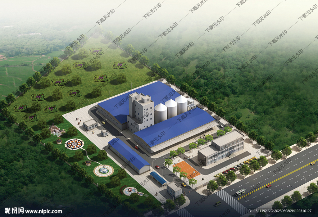 厂区鸟瞰图